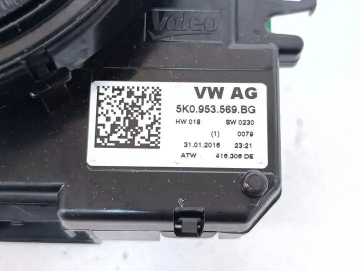 Volkswagen Tiguan (2011 - 2016) 5K0953569BG Контактное кольцо SRS — фото 8