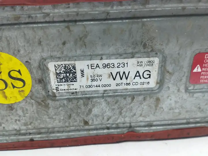 Volkswagen ID.3 (2019 - ) 1EA963231 Подогреватель охлаждающей жидкости — фото 8