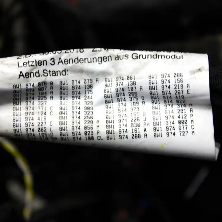 Audi A4 S4 B9 (2015 - 2019) 8W1974076B Прочая электропроводка — фото 6