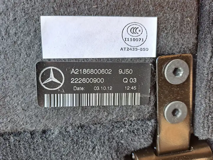 Mercedes-Benz CLS C218,X218 (2011 - 2017) A2186800602 Пол багажника — фото 5