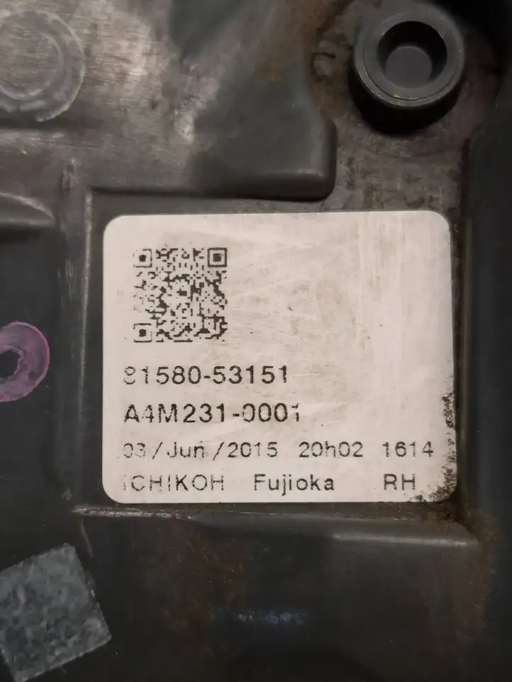Lexus ES 300h (2012 - 2018) F100RD02 Задний фонарь в крышке багажника — фото 7