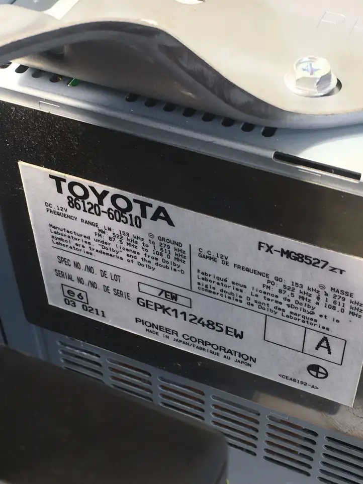 Toyota Land Cruiser (J120) (2002 - 2009) 8612060510 Магнитола / мультимедийная система — фото 4