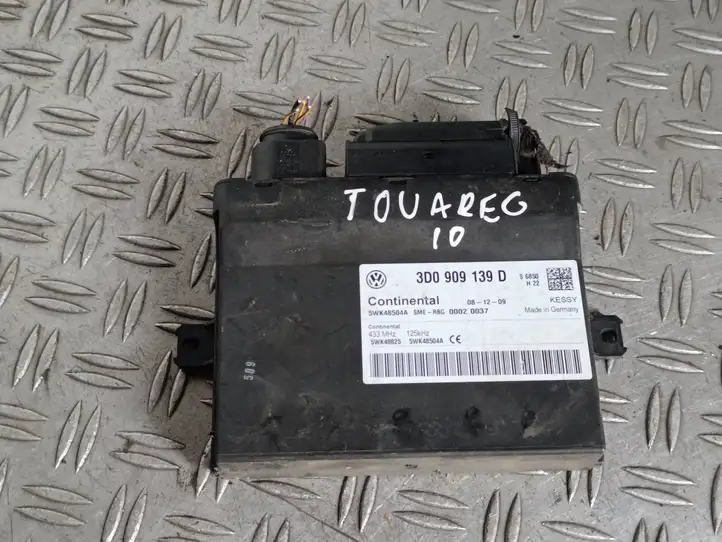 Volkswagen Touareg I (2002 - 2010) 3D0909139D Блок бесключевого доступа — фото 1
