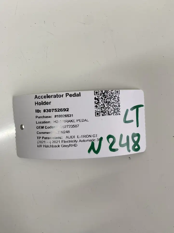 Audi E-tron GT (2020 - ) 992723507 Кронштейн педали акселератора — фото 9