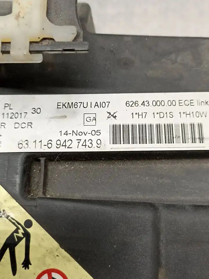 BMW 3 E90 E91 (2005 - 2012) 6942743 Передняя фара — фото 7