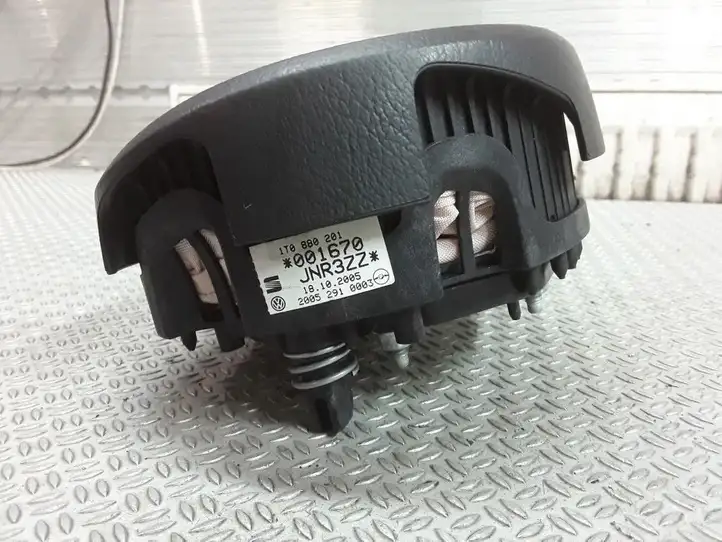 Volkswagen Golf Plus (2004 - 2008) 1T0880201 Подушка безопасности руля — фото 3