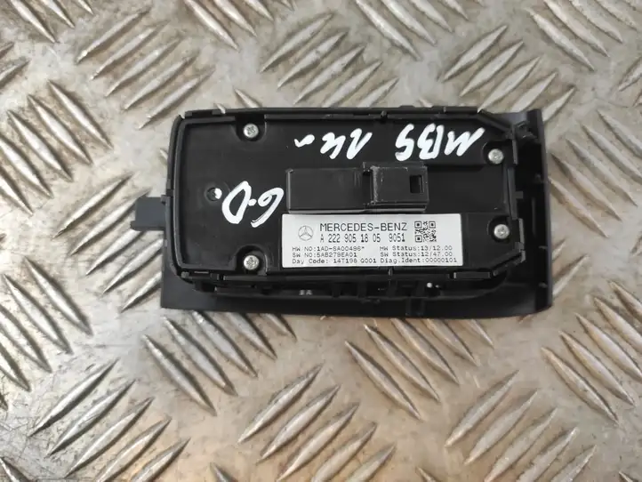 Mercedes-Benz S W222 (2013 - ) A22290518059051 Блок кнопок стеклоподъемников — фото 6