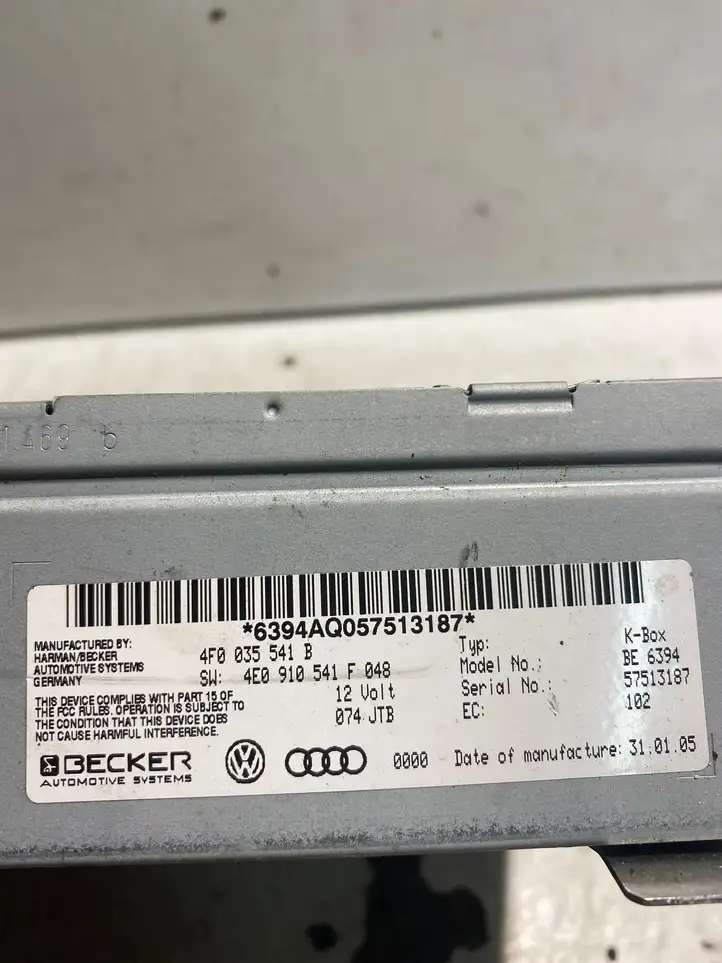 Audi A6 S6 C6 4F (2004 - 2008) 4F0035541B Усилитель звука — фото 5