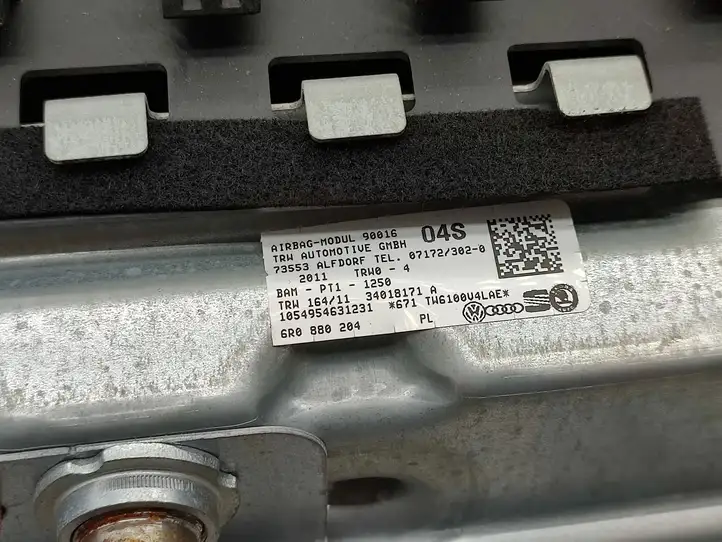 Volkswagen Polo V 6R (2009 - 2015) 6R0880204 Подушка безопасности пассажира — фото 7