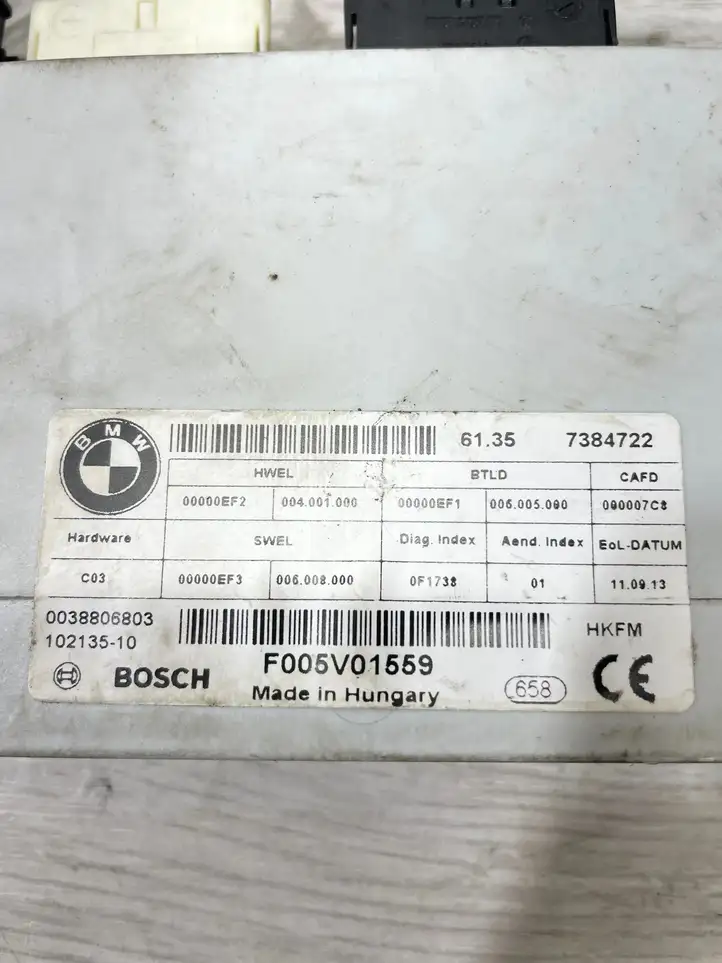 BMW 3 F30 F35 F31 (2012 - 2018) 7384722 Блок управления крышкой багажника — фото 4