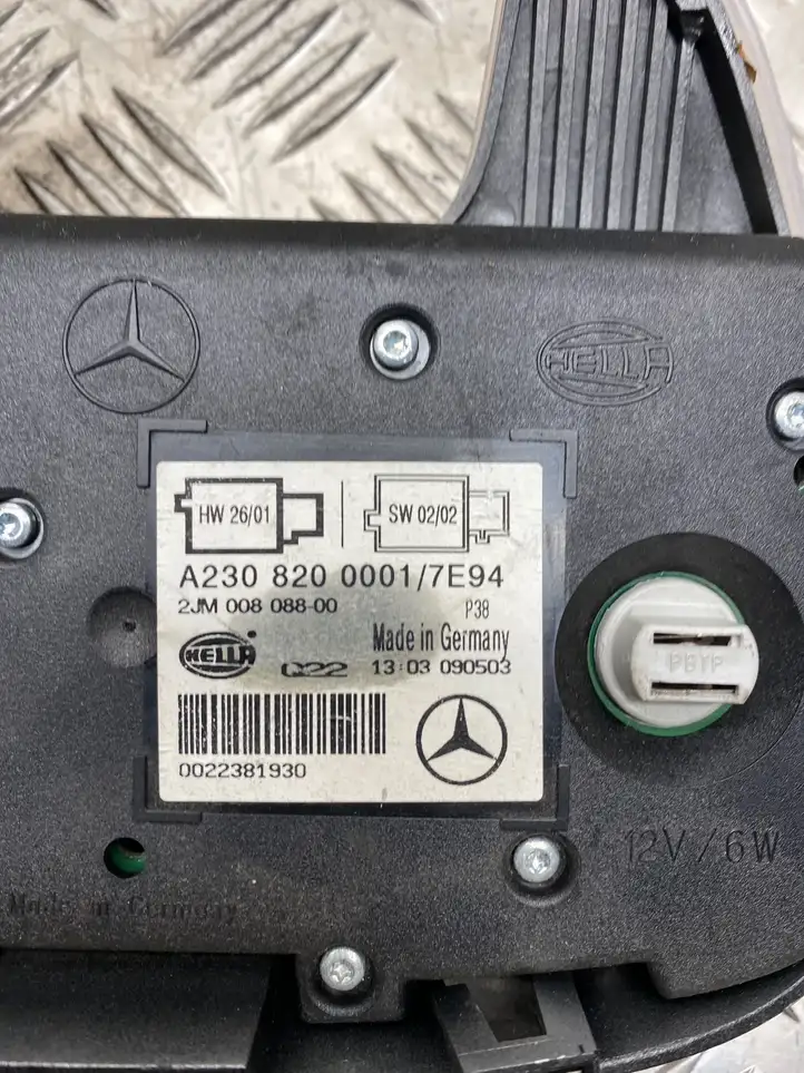 Mercedes-Benz SL R230 (2001 - 2012) A2308200001 Передняя подсветка — фото 5