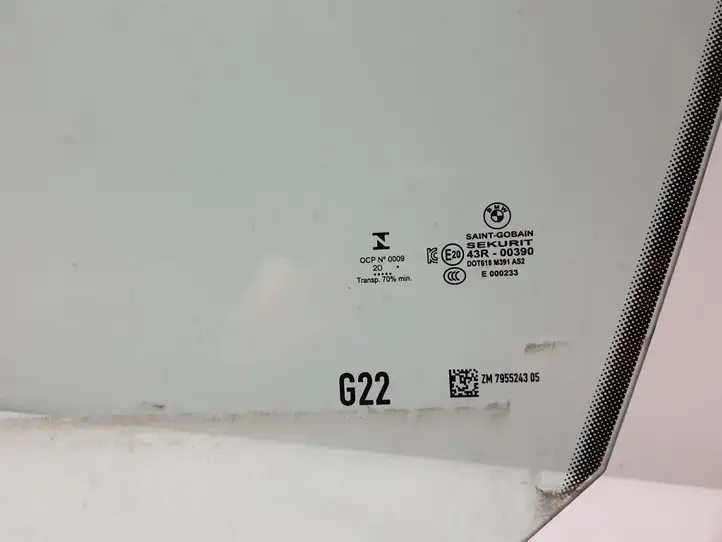 BMW 4 G22 G23 G24 G26 (2020 - ) 7955243 Стекло передней двери — фото 2