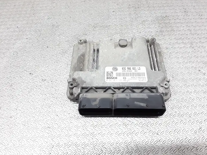Skoda Octavia Mk2 (1Z) (2004 - 2013) 03G906021LD Блок управления двигателем (ЭБУ) — фото 1
