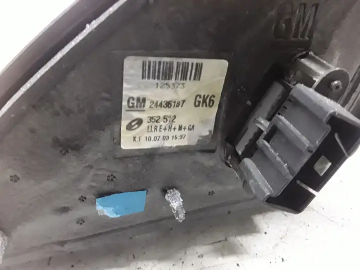 Opel Signum (2002 - 2008) 24436187 Боковое зеркало с электроприводом — фото 3