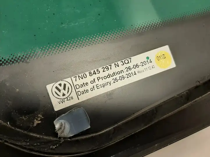 Volkswagen Sharan (2010 - 2015) 7N0845297N Заднее боковое стекло — фото 4