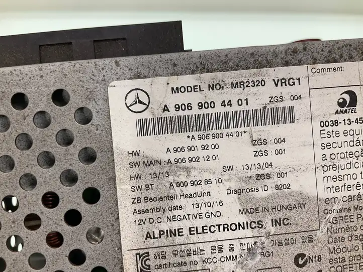Mercedes-Benz Sprinter W906 (2006 - 2018) A9069004401 Магнитола / мультимедийная система — фото 4