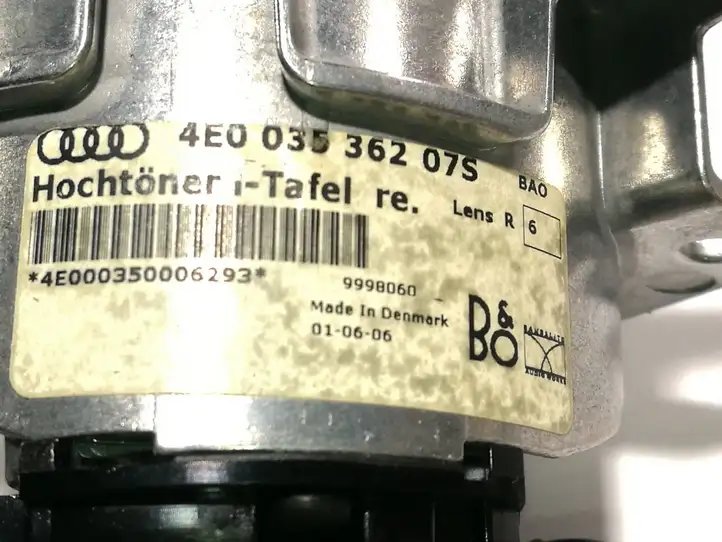 Audi A8 S8 D3 4E (2005 - 2007) 4E0035362 Динамик панели приборов — фото 6