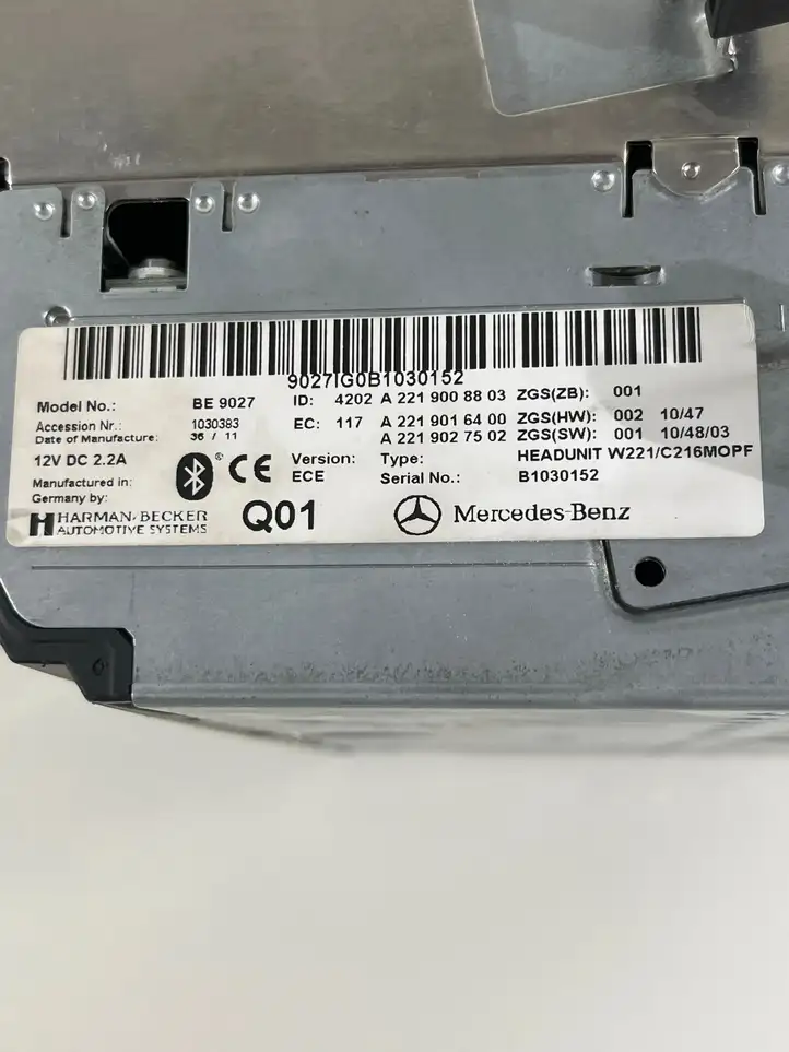 Mercedes-Benz S W221 (2005 - 2013) A2219008803 Контроллер мультимедийной системы — фото 4