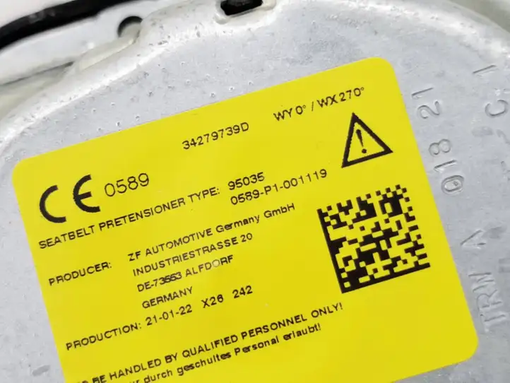 Audi A3/S3 8Y (2020 - ) 34279739D Задний ремень безопасности — фото 2