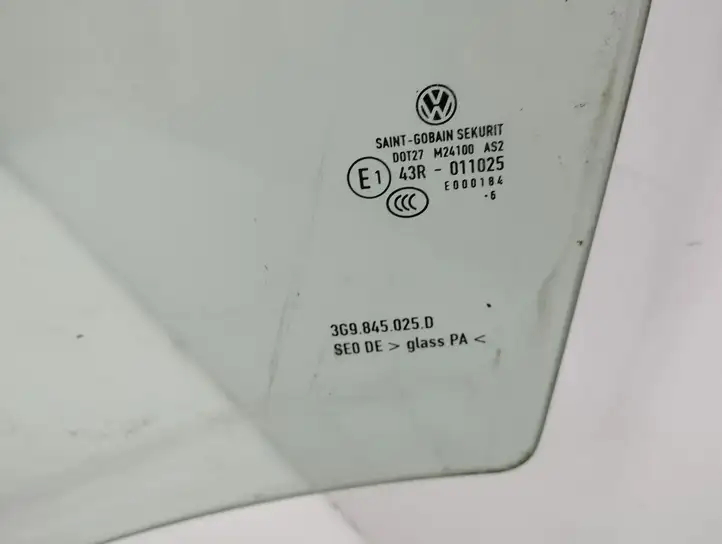 Volkswagen PASSAT B8 (2015 - ) 3G9845025D Стекло задней двери — фото 4