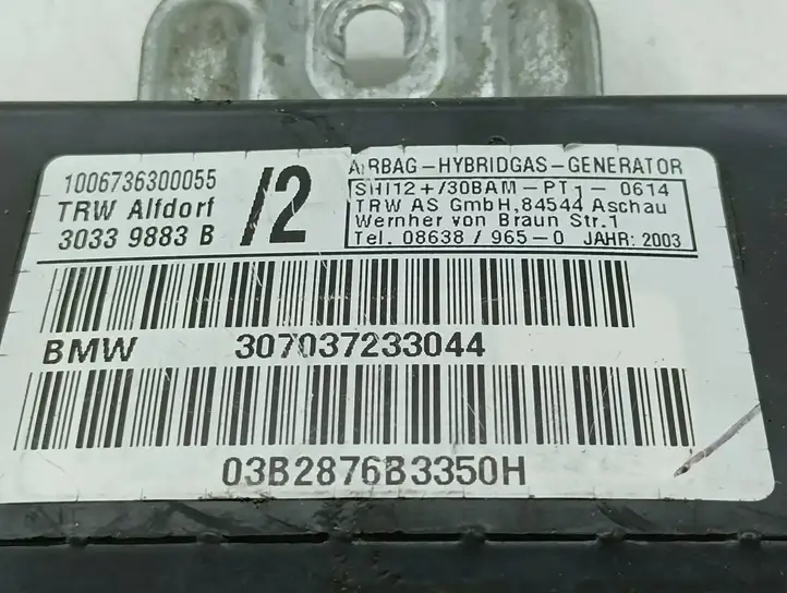 BMW X5 E53 (1999 - 2006) 7037233 Подушка безопасности двери — фото 7