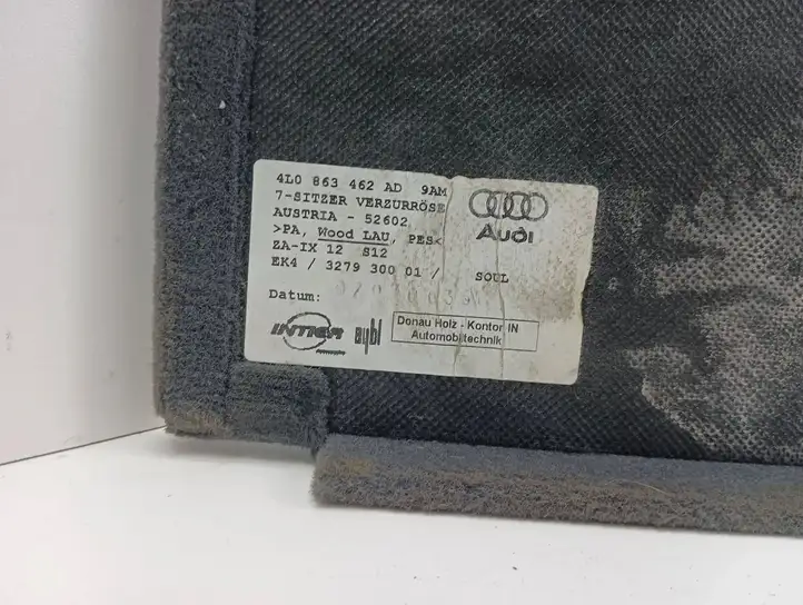 Audi Q7 4L (2005 - 2009) 4L0863462AD Пол багажника — фото 6