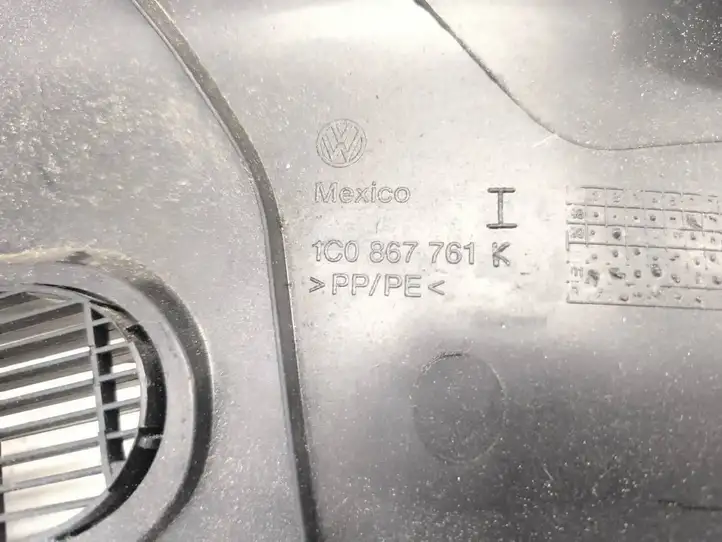 Volkswagen New Beetle (2005 - 2010) 1C0867761K Обшивка стойки C — фото 9
