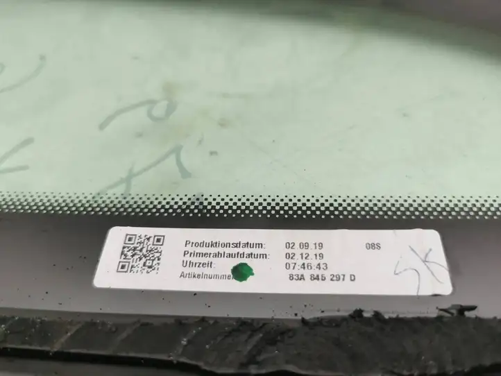 Audi Q3 F3 (2018 - ) 83A845297D Заднее боковое стекло — фото 6