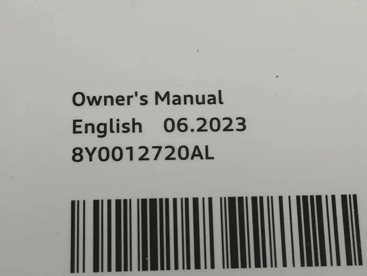 Audi A3/S3 8Y (2020 - ) 8Y0012720AL Сервисная книжка — фото 2