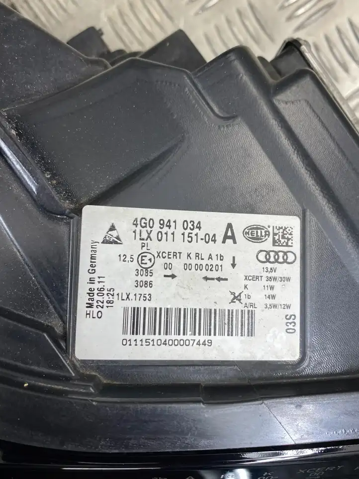 Audi A6 C7 (2011 - 2014) 4G0941034A Передняя фара — фото 3