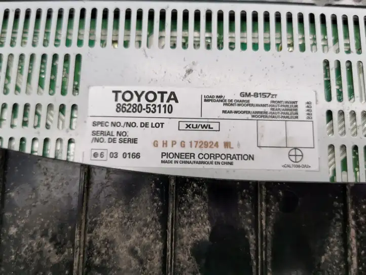 Lexus IS 220D-250-350 (2005 - 2010) 8628053110 Усилитель звука — фото 5