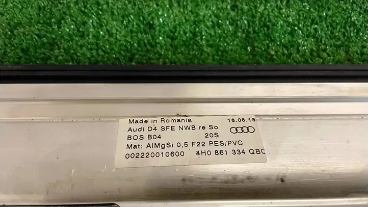 Audi A8 S8 D4 4H (2013 - 2017) 4H0861334 Солнцезащитная шторка задней двери — фото 6