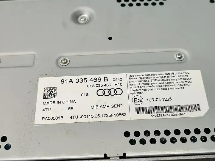 Audi Q2 - (2016 - ) 81A035466B Комплект аудиосистемы — фото 36