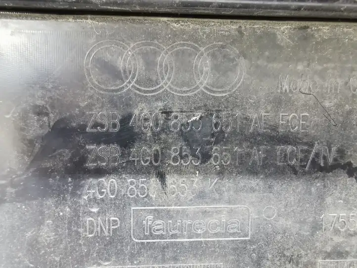 Audi A6 C7 (2014 - 2018) 4G0853651 Верхняя решетка радиатора — фото 6