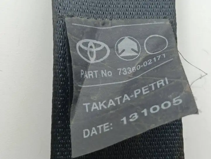 Toyota Corolla E120 E130 (2004 - 2007) 7336002171 Задний ремень безопасности — фото 7