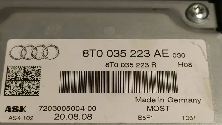 Audi A4 S4 B8 8K (2007 - 2011) 8T0035223AE Усилитель звука — фото 8