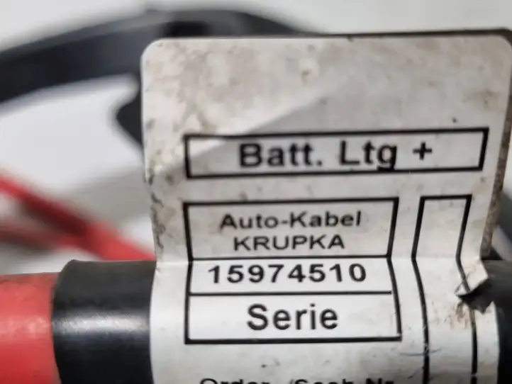 BMW 1 E82 E88 (2007 - 2014) 9205478 Плюсовой провод аккумулятора — фото 5