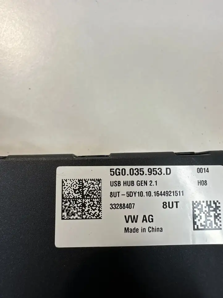 Volkswagen Tiguan (2016 - 2020) 5G0035953D USB модуль — фото 3