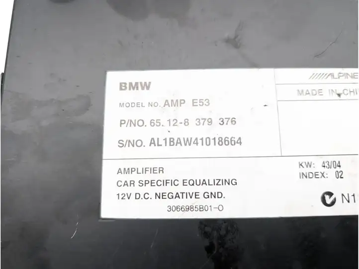 BMW X5 E53 (1999 - 2006) 8379376 Усилитель звука — фото 6
