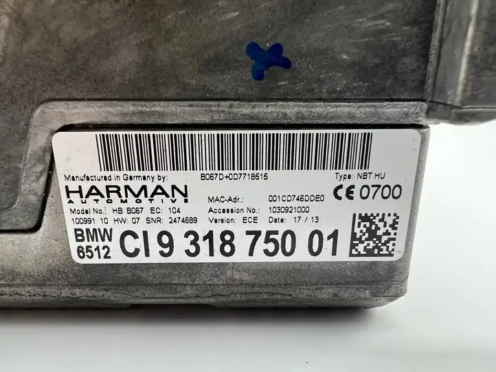 BMW 3 F30 F35 F31 (2012 - 2018) 9318750 Магнитола / мультимедийная система — фото 9
