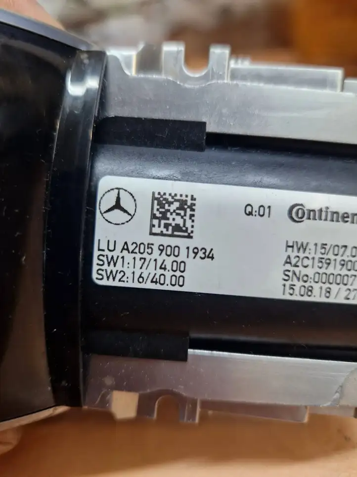 Mercedes-Benz C W205 (2014 - 2021) A2059001934 Контроллер мультимедийной системы — фото 3