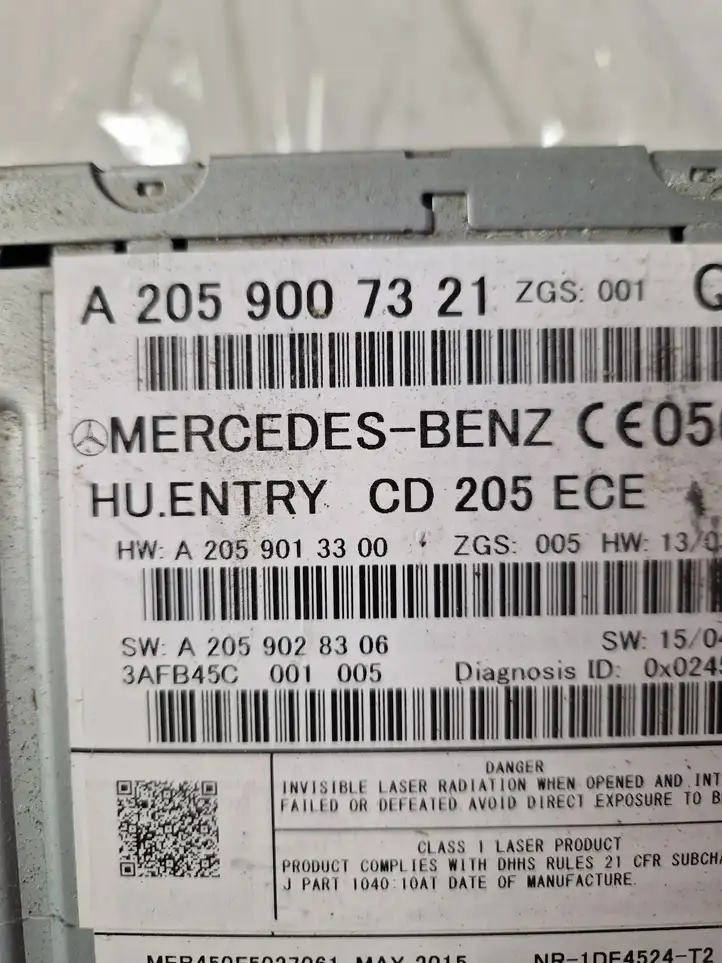 Mercedes-Benz C W205 (2014 - 2021) A2059007321 Магнитола / мультимедийная система — фото 6