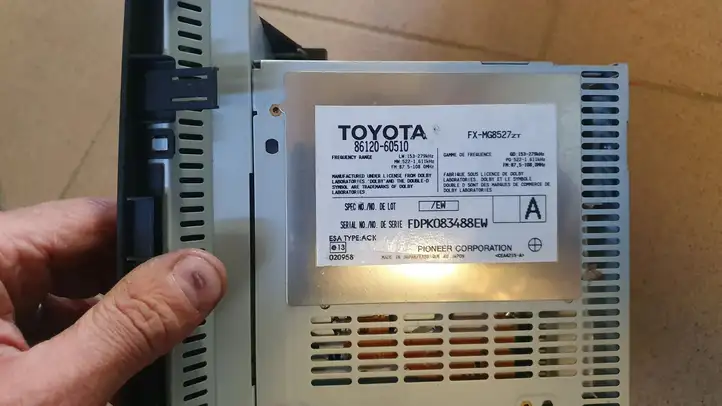 Toyota Land Cruiser (J120) (2002 - 2009) 8612060510 Магнитола / мультимедийная система — фото 4