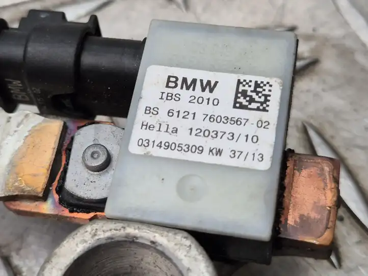 BMW X6 E71 (2008 - 2014) 7603567 Минусовой провод аккумулятора — фото 2