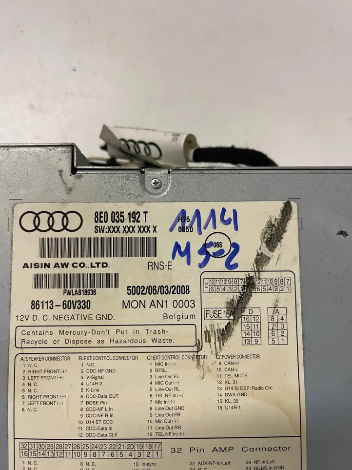 Audi A4 S4 B8 8K (2007 - 2011) 8E0035192T Магнитола / мультимедийная система — фото 9