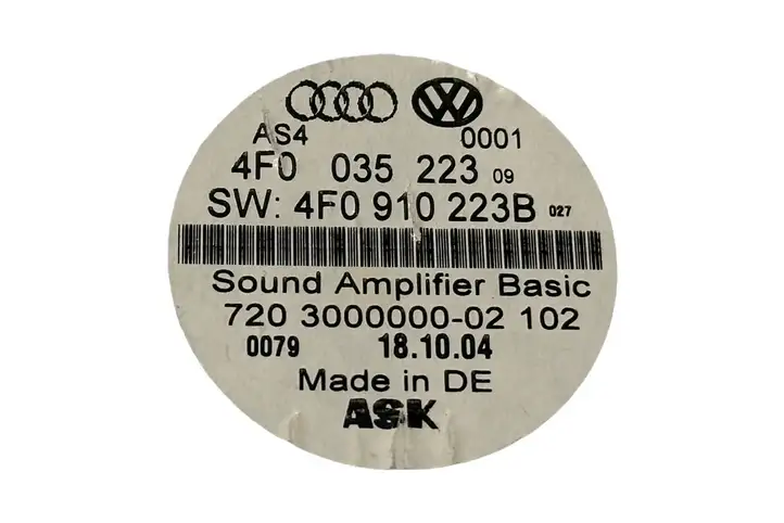 Audi A6 S6 C6 4F (2004 - 2008) 4F0035223 Усилитель звука — фото 5