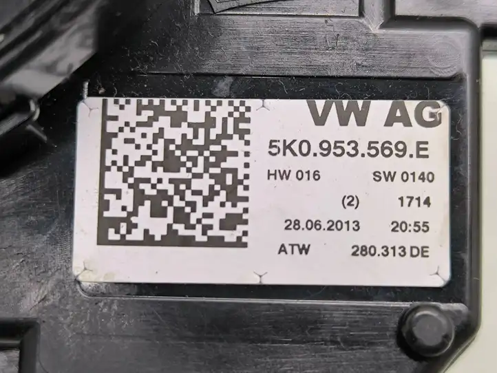 Skoda Yeti (5L) (2013 - 2018) 5K0953569E Контактное кольцо SRS — фото 7