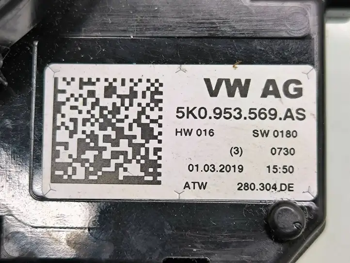 Volkswagen PASSAT B7 (2011 - 2014) 5K0953569AS Контактное кольцо SRS — фото 8