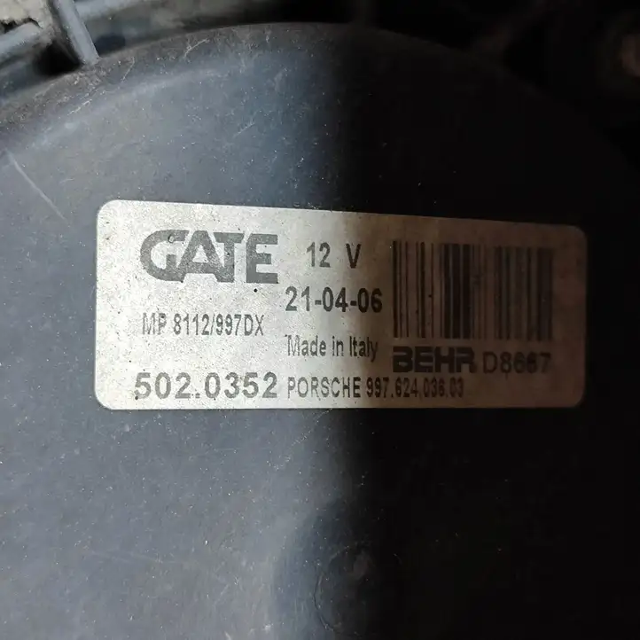 Porsche 997 (2004 - 2012) 99762403603 Дифузор радиатора — фото 2