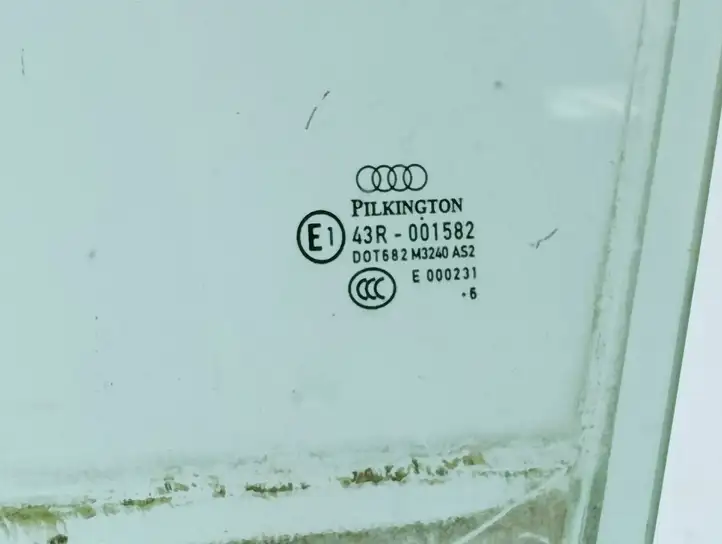 Audi Q7 4L (2005 - 2009) 43R001582 Стекло передней двери — фото 7